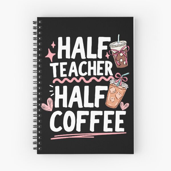 Item preview, Half Teacher Half Coffee Funny Teacher  designed and sold by thebest-2studio.