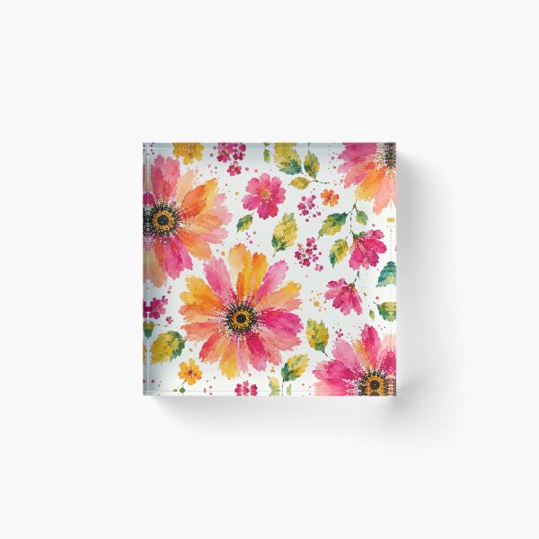 Artikelvorschau, Bright Floral Pattern (large) entworfen und verkauft von PhoenixorFlame7.