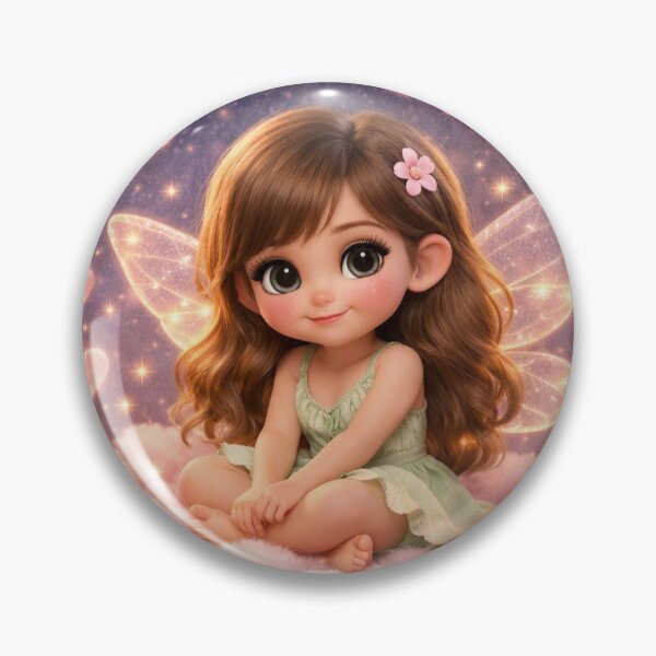 Item preview, Hada tierna en nube rosada – Arte 3D estilo Pixar designed and sold by yuliettestore.