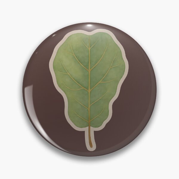 Item preview, Watercolor Botanical Leaves Nature Inspired Collection: Fiddle Leaf designed and sold by PinUpPizzazz.