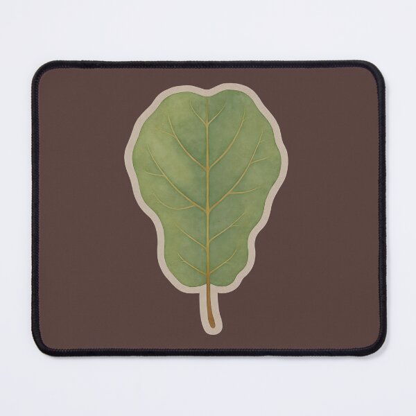 Item preview, Watercolor Botanical Leaves Nature Inspired Collection: Fiddle Leaf designed and sold by PinUpPizzazz.