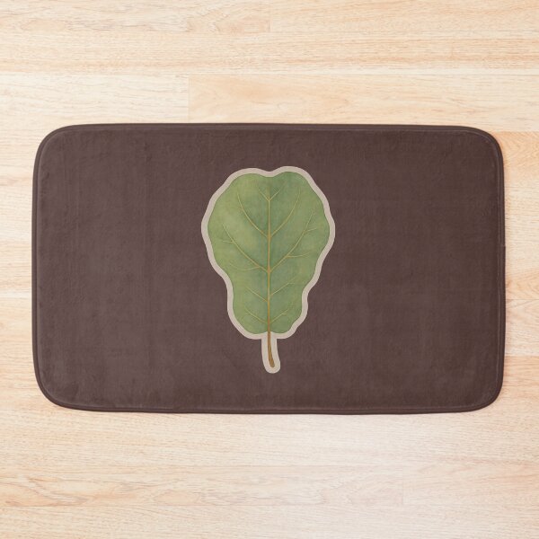 Item preview, Watercolor Botanical Leaves Nature Inspired Collection: Fiddle Leaf designed and sold by PinUpPizzazz.