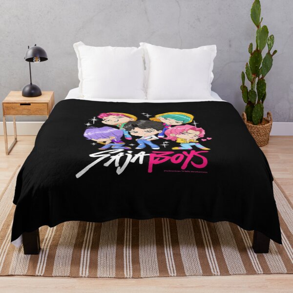 Item preview, Kpop Demon Hunters Saja Boys Chibi Boy Band Group Shot designed and sold by NatashaRosalia.