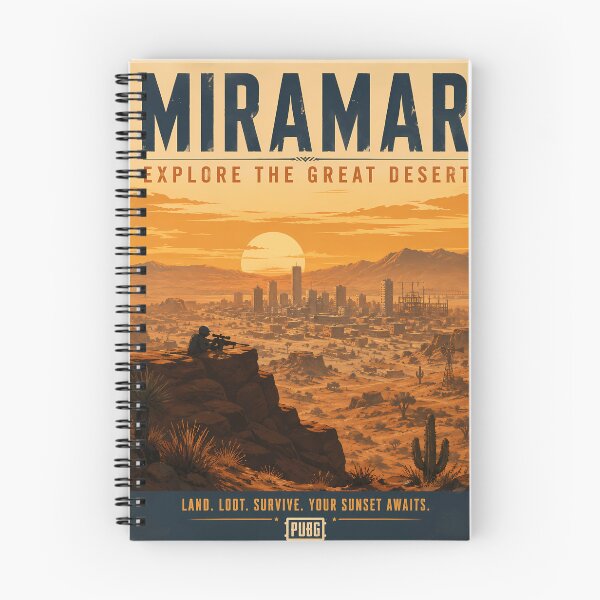 Item preview, Miramar Retro Travel Poster designed and sold by Fictional Ink Society.