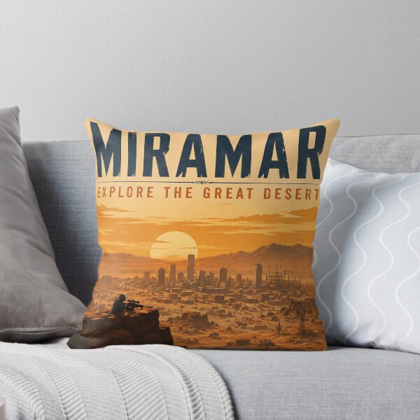 Item preview, Miramar Retro Travel Poster designed and sold by Fictional Ink Society.