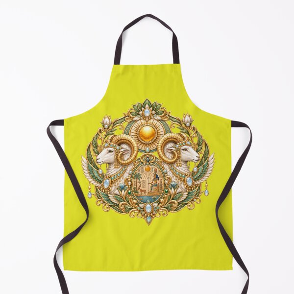 Item preview, Royal Ram Temple Crest – Sacred Desert Guardians designed and sold by sunbowjp stadio.