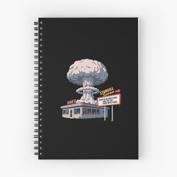 Item preview,  Diner Nuclear Explosion Sturrgill Simpson Serve Up Distractions and We Eat Them With Fries  designed and sold by flat6frequency.
