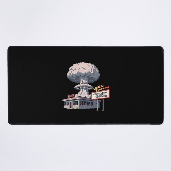 Item preview, Diner Nuclear Explosion Sturrgill Simpson Serve Up Distractions and We Eat Them With Fries designed and sold by flat6frequency.