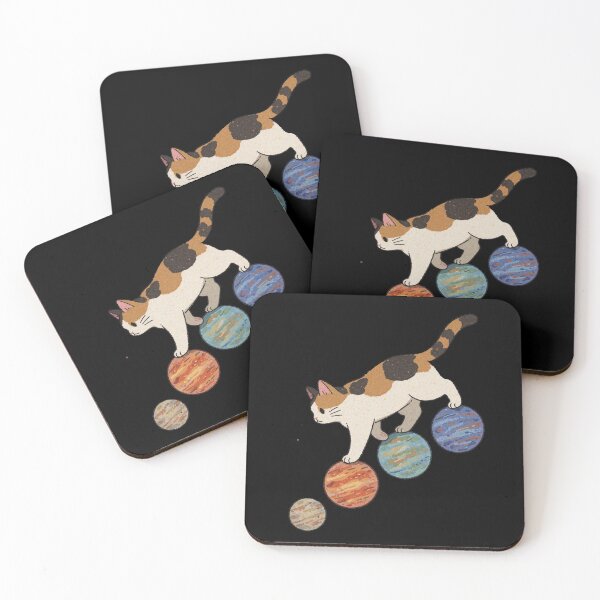 Item preview, Calico Cat walks across the Galaxy. designed and sold by Birdie and Flynn.