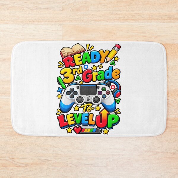 Item preview, Level Up To Third Grade Gaming School Student Back To School designed and sold by QuiteOrbit.