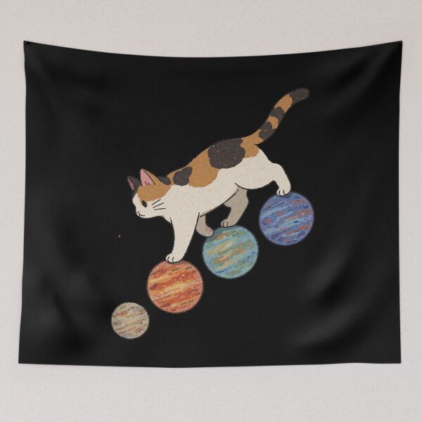 Item preview, Calico Cat walks across the Galaxy. designed and sold by Birdie and Flynn.