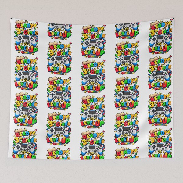 Item preview, Level Up To Third Grade Gaming School Student Back To School designed and sold by QuiteOrbit.
