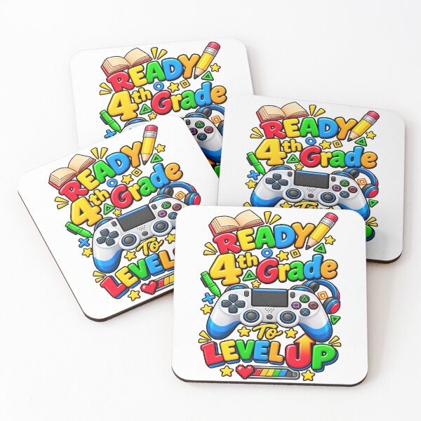 Item preview, Cute Gamer Kid 4th Grade Elementary School Back To School Design designed and sold by QuiteOrbit.