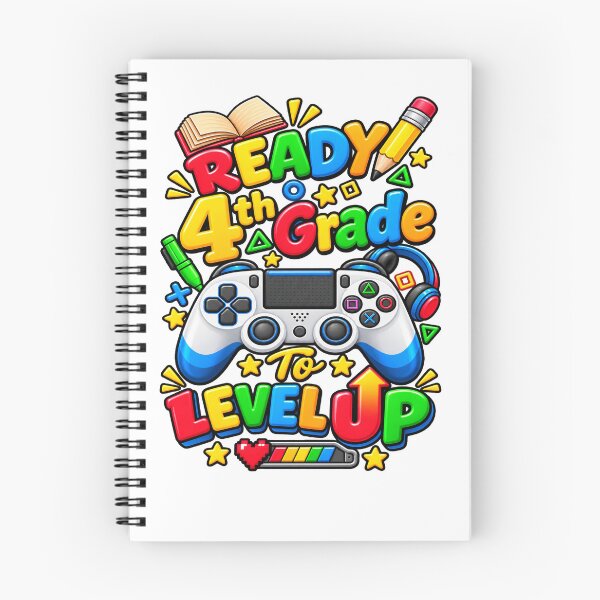 Item preview, Cute Gamer Kid 4th Grade Elementary School Back To School Design designed and sold by QuiteOrbit.