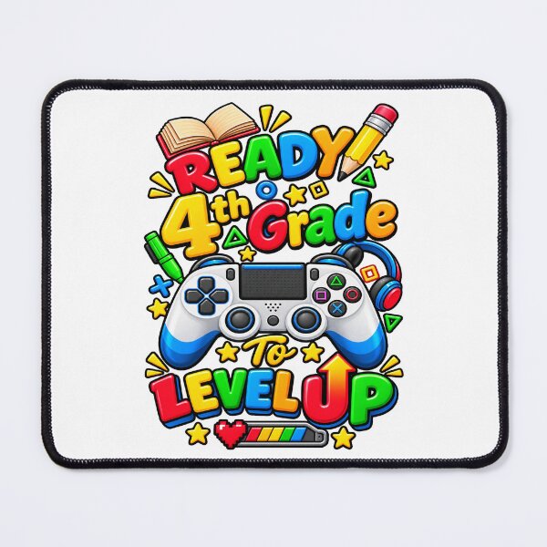Item preview, Cute Gamer Kid 4th Grade Elementary School Back To School Design designed and sold by QuiteOrbit.