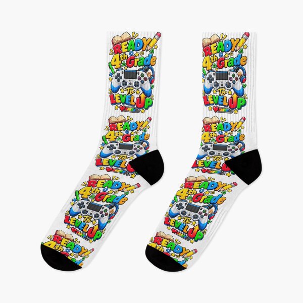Item preview, Cute Gamer Kid 4th Grade Elementary School Back To School Design designed and sold by QuiteOrbit.
