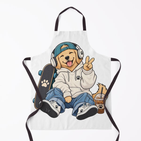 Item preview, Cute Golden Retriever Streetwear – Fun Dog T-Shirt Design designed and sold by LarkLeaf.