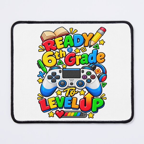 Item preview, Ready For sixth Grade Level Up Gamer School Spirit Kids designed and sold by QuiteOrbit.