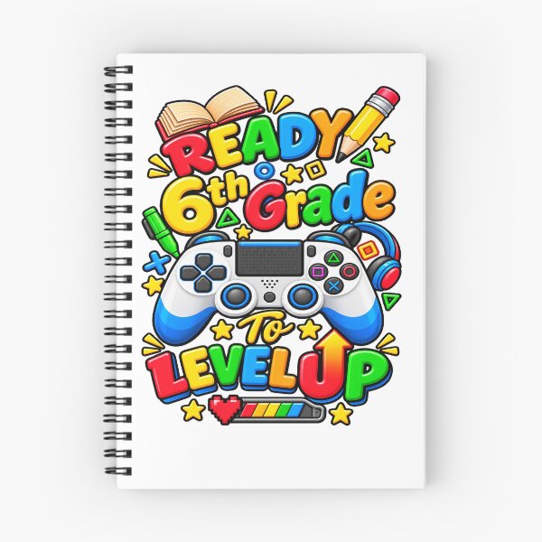 Item preview, Ready For sixth Grade Level Up Gamer School Spirit Kids designed and sold by QuiteOrbit.