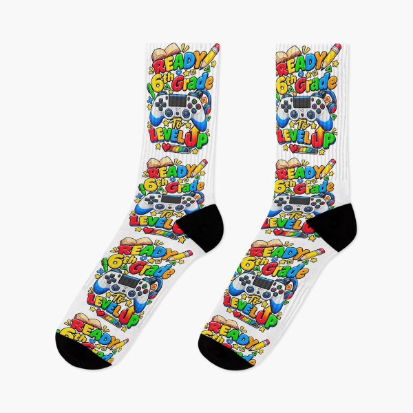 Item preview, Ready For sixth Grade Level Up Gamer School Spirit Kids designed and sold by QuiteOrbit.