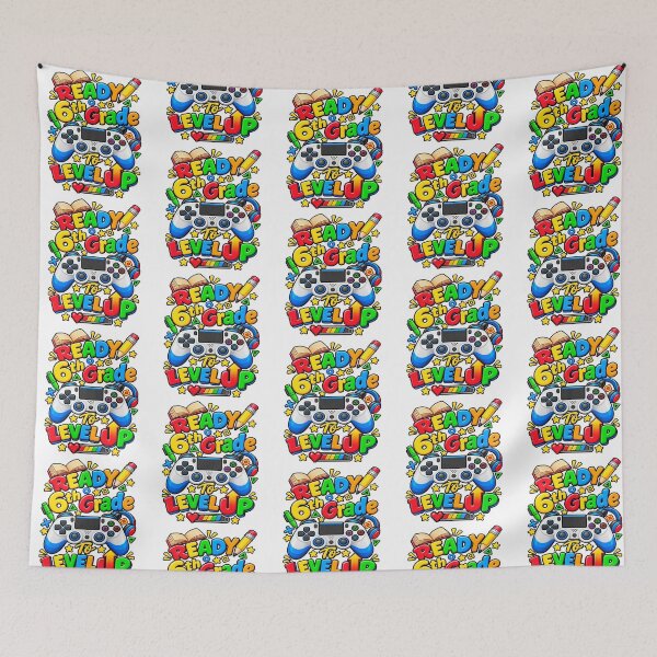 Item preview, Ready For sixth Grade Level Up Gamer School Spirit Kids designed and sold by QuiteOrbit.