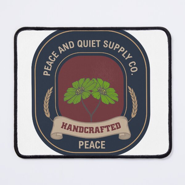 Item preview, Peace and Quiet Supply Co Vintage Floral Badge designed and sold by Ned_Studio.