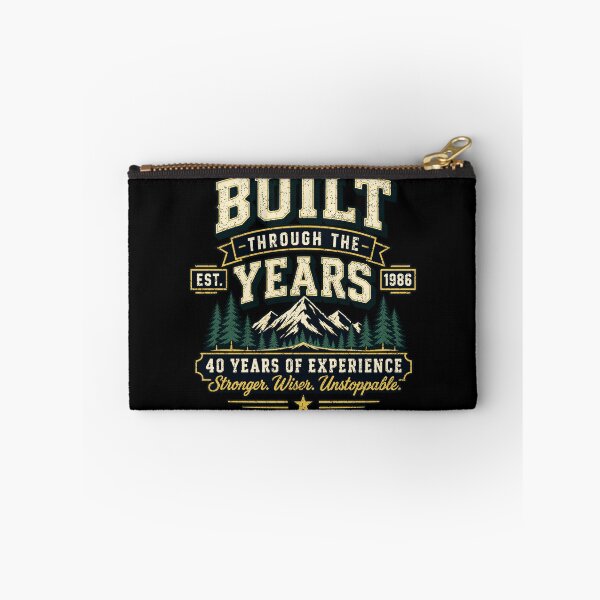 Item preview, 1986 40th Birthday, Built Through the Years, Vintage Gift, Turning 40 Years of Experience designed and sold by avinigav.