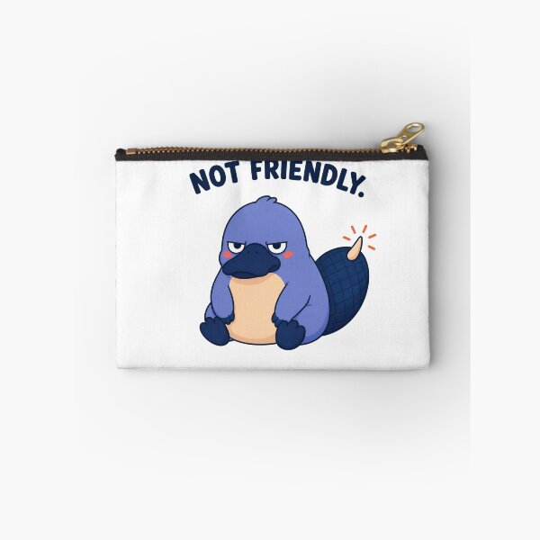 Item preview, Not Friendly – Grumpy Platypus With Attitude designed and sold by OddFellasClub.