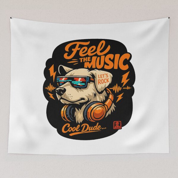 Item preview, Cool Dog – Feel The Music designed and sold by AleksKos.