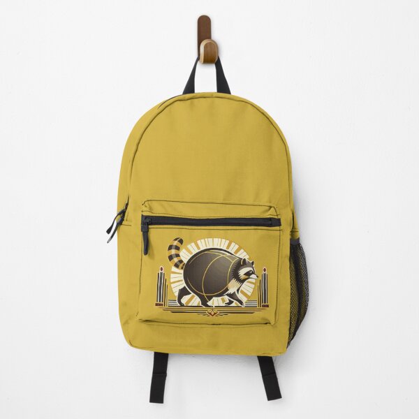 Item preview, Art Deco Round Raccoon designed and sold by KungPowUnicorn.