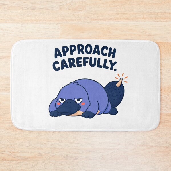 Item preview, Approach Carefully – Grumpy Platypus Warning designed and sold by OddFellasClub.