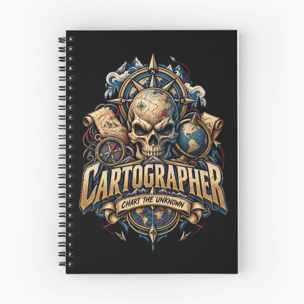 Item preview, Cartographer – Chart the Unknown Skull Compass Adventure designed and sold by Koepke Art & Design.