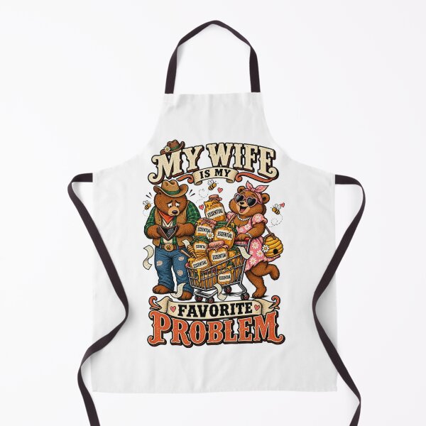 Item preview, My Wife Is My Favorite Problem - Funny Bear Shopping Husband Design designed and sold by BumbleBloom7.