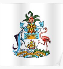 Coat of arms of the Bahamas Poster
