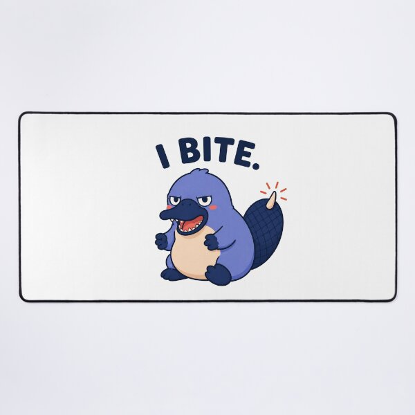 Item preview, I Bite – Angry Platypus With Attitude designed and sold by OddFellasClub.