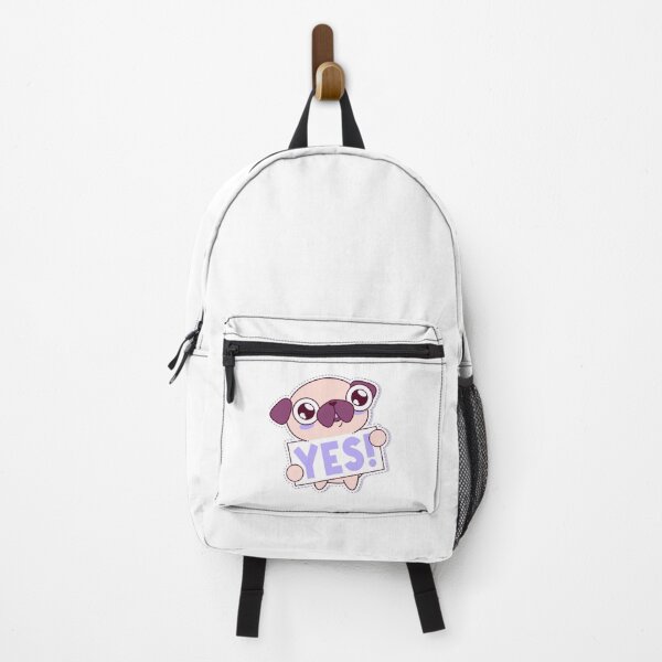 Item preview, Cute Pug Dog Yes Cartoon Design designed and sold by Fatma Creates.