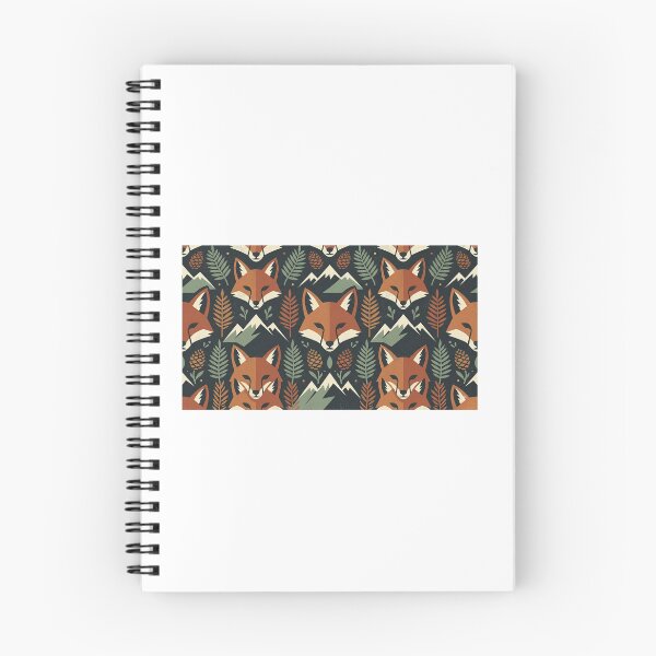 Item preview, Woodland Fox & Forest Pattern designed and sold by Ak-art-shop.