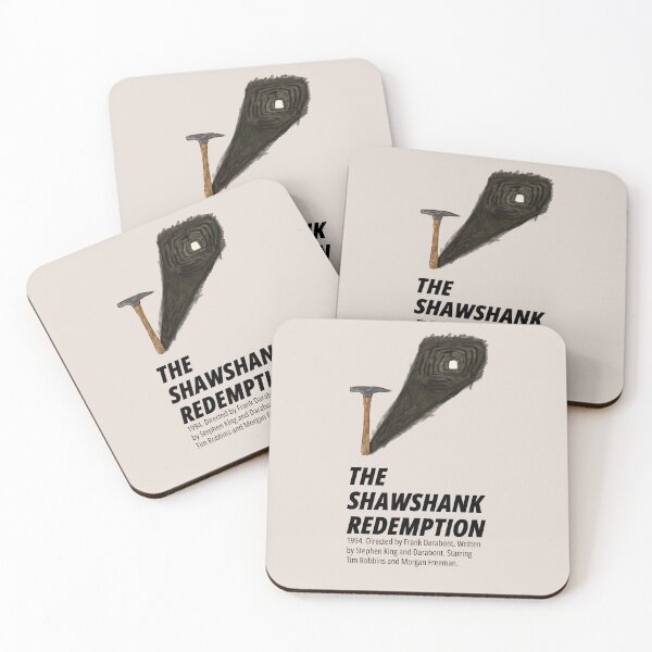 Item preview, The Shawshank Redemption (1994) minimalist movie poster | hope from steel designed and sold by Three stacked penguins.