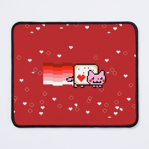 Item preview, Valentine Nyan Cat Pixel Art Y2K Retro Internet Aesthetic designed and sold by TrxshWear.