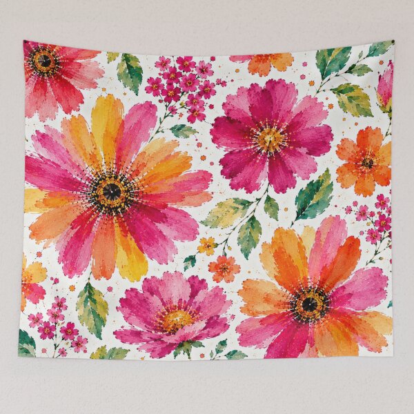 Item preview, Copy of Copy of Bright Floral Pattern (large) designed and sold by PhoenixorFlame7.