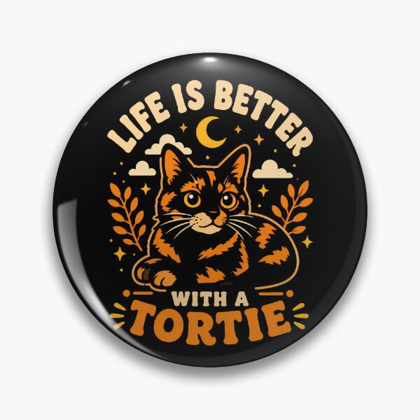 Item preview, Life is Better with a Tortie Cat Design designed and sold by rafaeltto.