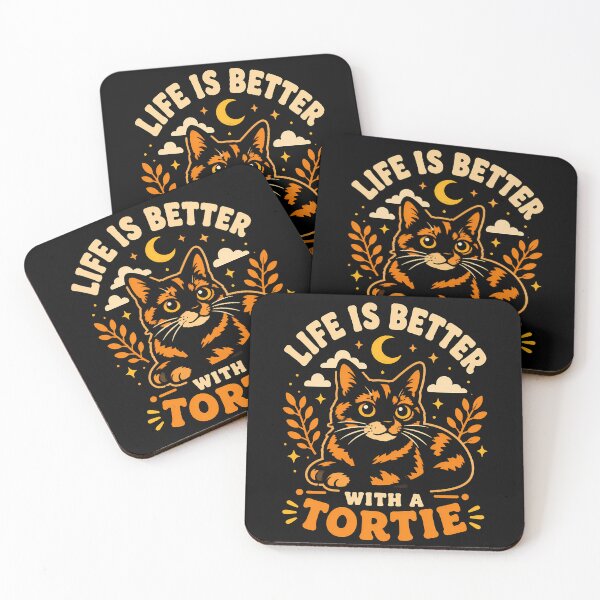 Item preview, Life is Better with a Tortie Cat Design designed and sold by rafaeltto.