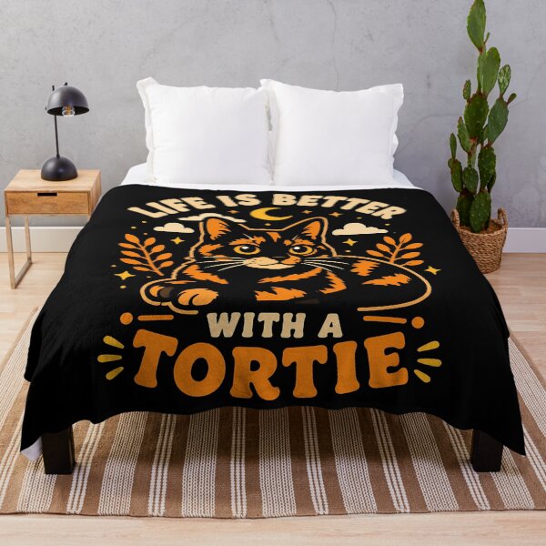Item preview, Life is Better with a Tortie Cat Design designed and sold by rafaeltto.