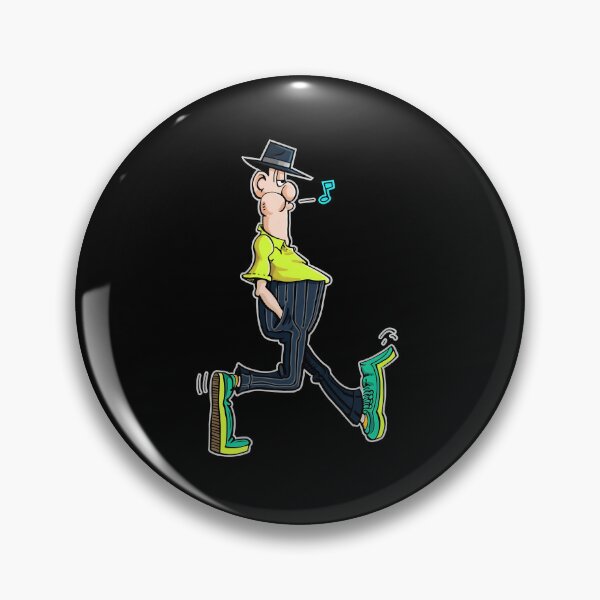 Item preview, Cartoon Man Whistling Happily Walking  designed and sold by satosakaa.