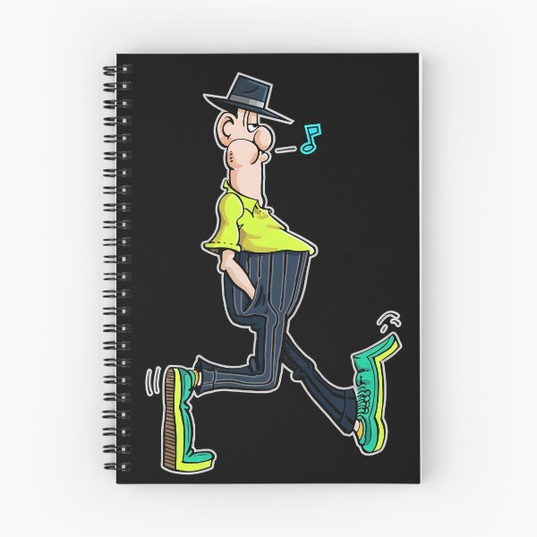 Item preview, Cartoon Man Whistling Happily Walking  designed and sold by satosakaa.