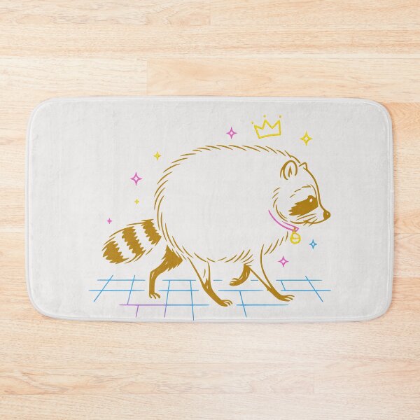 Item preview, Minimalist Round Raccoon designed and sold by KungPowUnicorn.