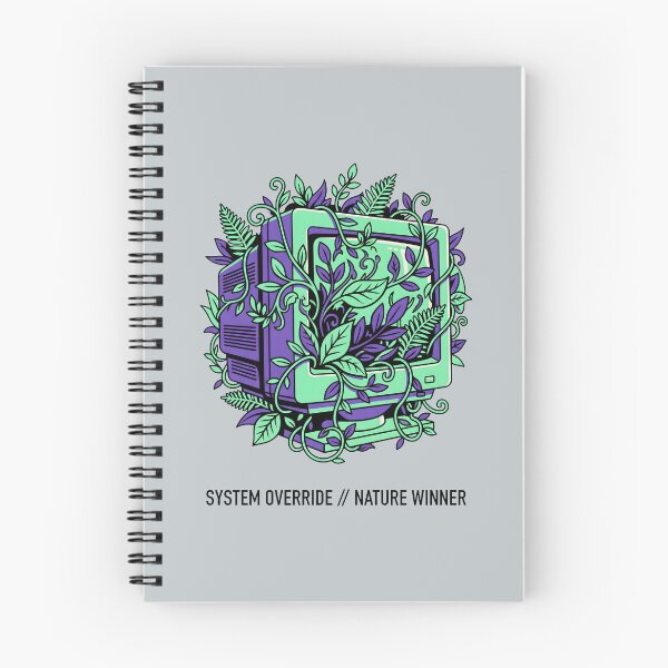 Item preview, System Override Nature Winner - Retro Tech Plant Art Eco Gift designed and sold by SplashTastic.