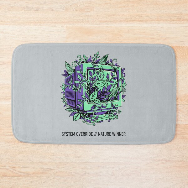 Item preview, System Override Nature Winner - Retro Tech Plant Art Eco Gift designed and sold by SplashTastic.