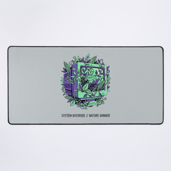 Item preview, System Override Nature Winner - Retro Tech Plant Art Eco Gift designed and sold by SplashTastic.