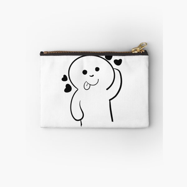 Item preview, Cute Kawaii Doodle Character with Hearts designed and sold by     Fatma Creates.
